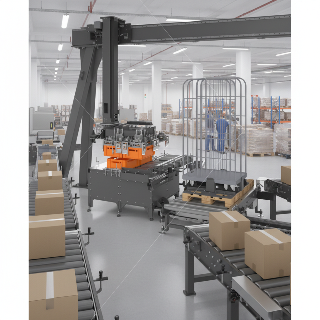 TRAPO PalletMaster Tailored Solution For Efficient Palletizing Packaging Processing Line Systems