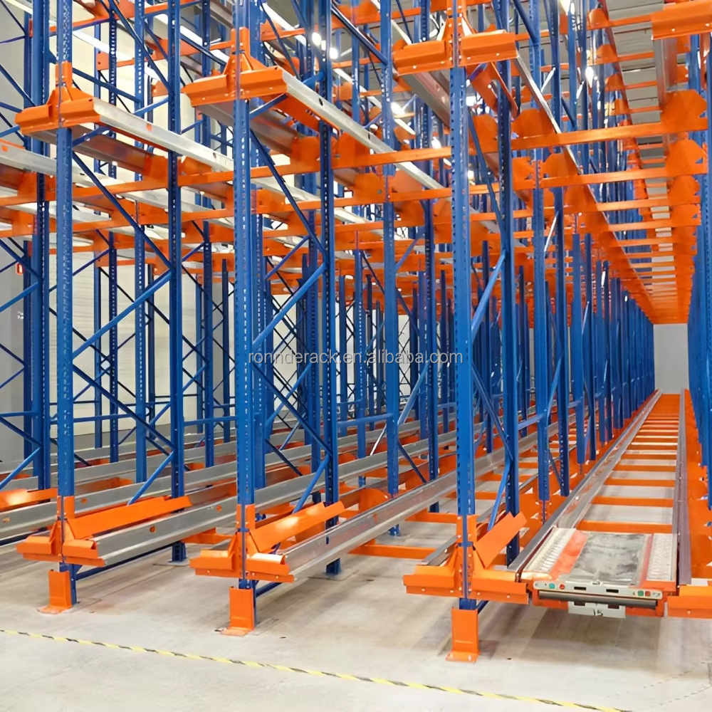 4-Way Shuttle Racking System ASRS Radio Shuttle Rack for FIFO &amp; LIFO Automated Storage System