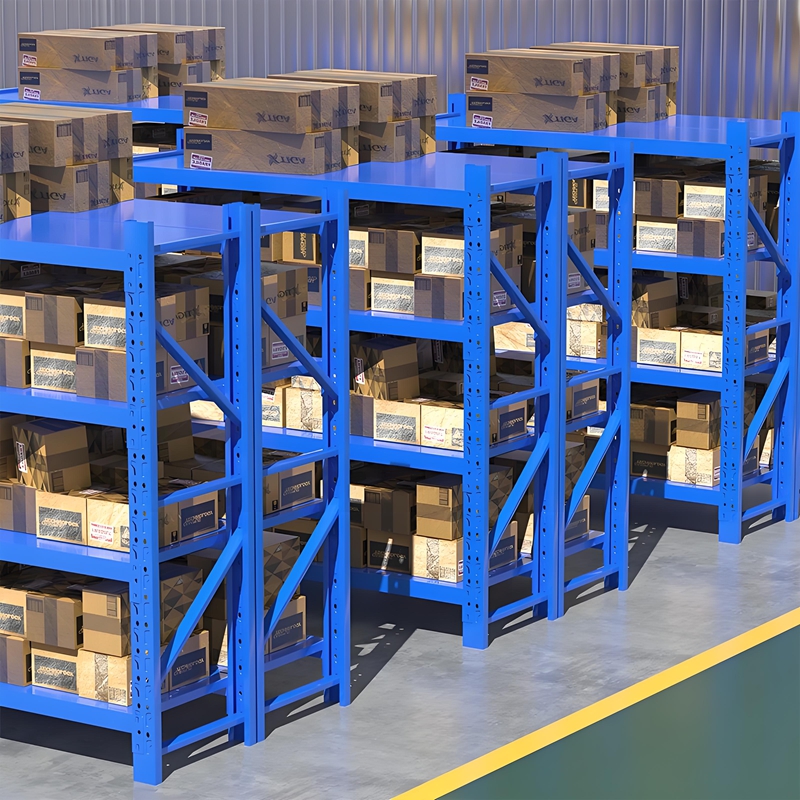 Multi-tier industrial shelving