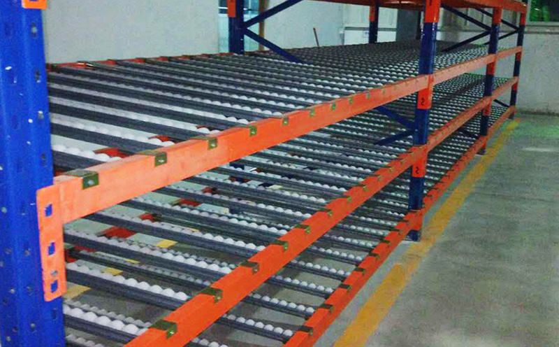 Pallet Flow Racking System Steel Shelf with Roller Tracks Warehouse Rack