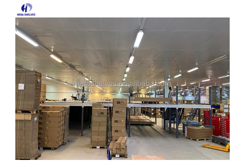 Manufacture Factory Industrial Heavy Duty Multi-tier Warehouse Rack Steel Mezzanine Floor Storage Racking Systems