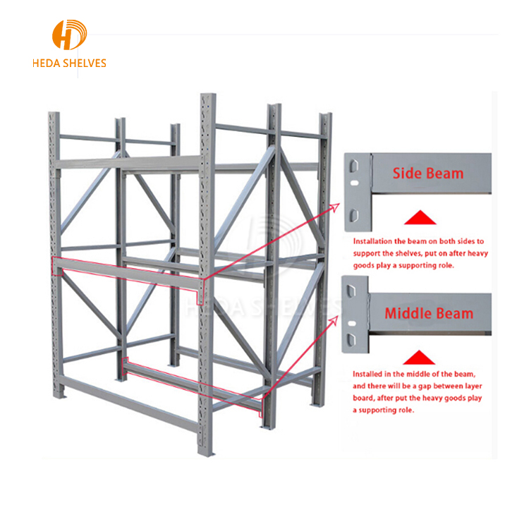 Adjustable Pallet Rack Warehouse Storage Heavy Duty Shelving Pallets Racking for Warehouse Storage