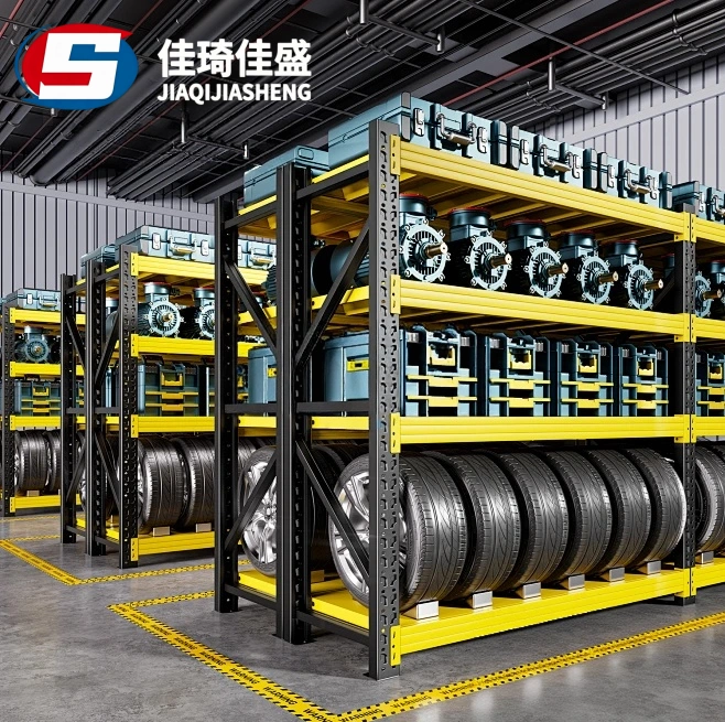 Adjustable Steel Warehouse Shelving Rack Multi Layer Storage Cabinet Pallet Stacking Shelf for Garage Workshop