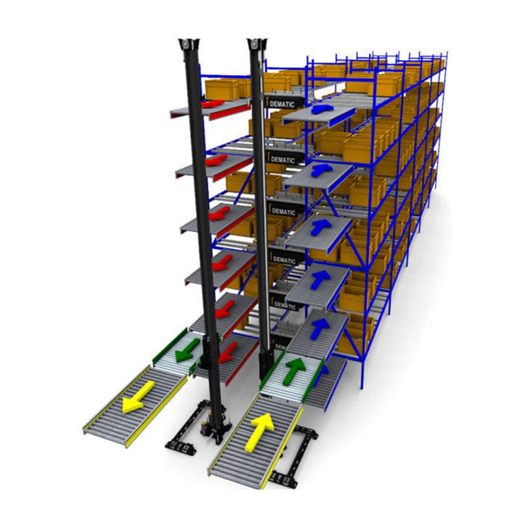 Intelligent Warehouse Steel Pipe Asrs Automated Storage Racks Retrieval Racking System ASRS