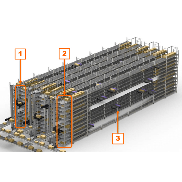 Express System Remote Control with Shuttle Car Radio Shuttle Robot Pallet Racking Shelves Narrow Intelligent Warehouse Shelving