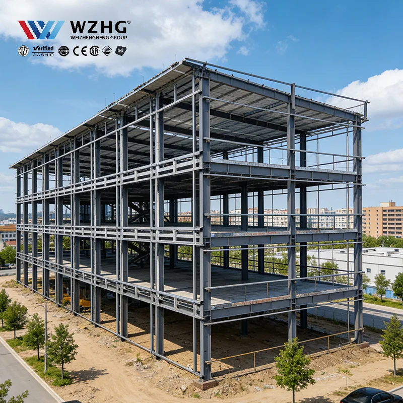 Reserved-Parking Steel Car Park Tower Heavy Duty Welding Steel Workshop Building Numbering System For Assigned-space Tenant